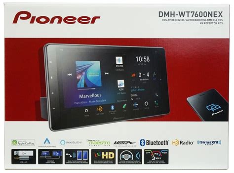 Pioneer Dmh Wt7600nex 9 Hd 1 Din Digital Media Receiver With Alexa