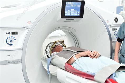 Ct Scan During Deep Brain Stimulation Surgery Stock Image C0360674