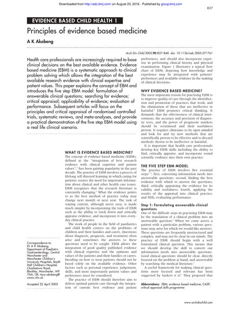 PDF Understanding Systematic Reviews And Meta Analysis