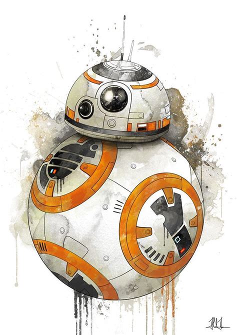 Bb 8 By Alex Aasen Star Wars Painting Star Wars Fan Art Ray Star Wars