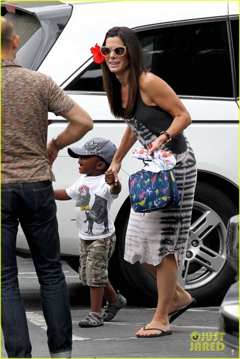 Sandra Bullock Celebrates 49th Birthday With Son Louis Photo 2917790