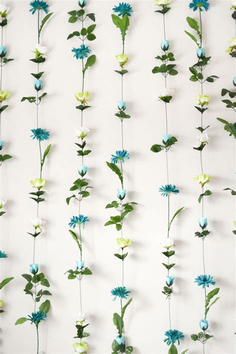Diy Flower Wall Headboard Home Decor Sweet Teal