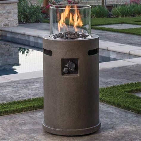 Maybe you would like to learn more about one of these? Outdoor Gas Fire Column | Outdoor fire pit, Portable ...