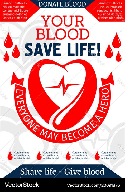 Blood Donation Poster Design