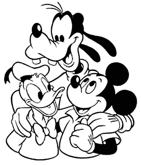 Mickey Mouse Coloring Pages Free Printable