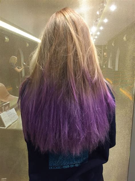 Hairway To Heaven Purple Dip Dye Hair Tutorial