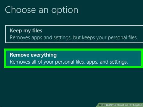 To factory reset laptop is often done to fix many issues. How to Reset an HP Laptop to Factory Settings - wikiHow