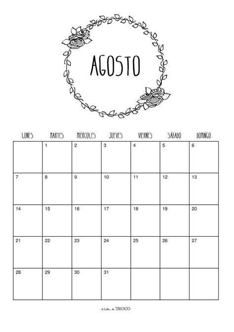 Mostrando Agostopng Calendario De Agosto Planner Bullet Journal