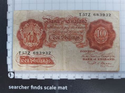 Bank Of England 10 Ten Shilling Note Ps Beale Ebay