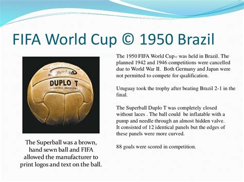 Evolution Of The World Cup Soccer Ball