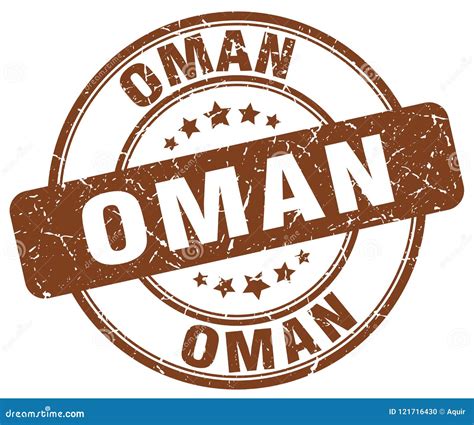Oman Round Circle Flag Omani Circular Button Banner Icon Eps Vector