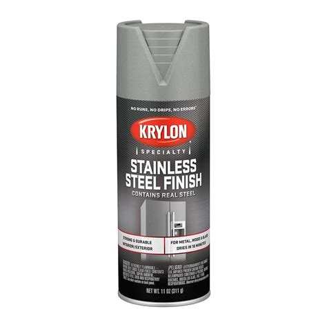 Krylon K02400007 Stainless Steel Finish Spray Paint Stain Steel 11
