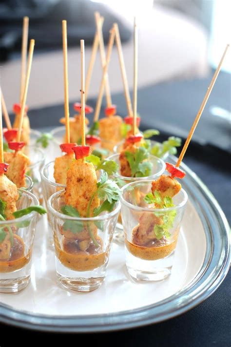 Here are a few examples of some of our more recent productions. alivedirectory.: ???? shot glass appetizers - chicken satay