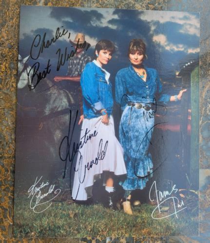 Sweethearts Of The Rodeo Signed Photo Autograph Janis Oliver And