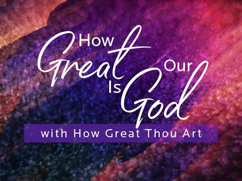 How Great Is Our God Video Worship Song Track With Lyrics Worshipteam
