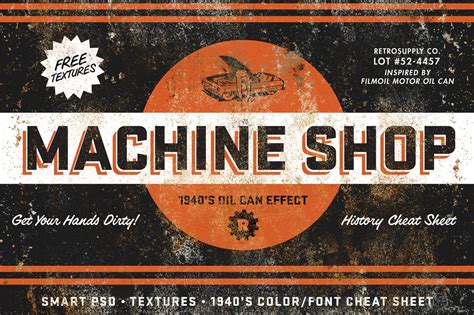 Machine Shop By Retrosupply Layer Styles Creative Market