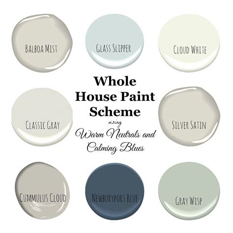My Home Paint Colors Warm Neutrals And Calming Blues With Images