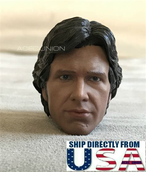 Sonstige Custom 1 6 Scale Han Solo Harrison Ford Head Sculpt For Hot