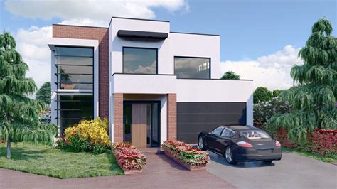 3d Model Modern Fresh Home House Vr Ar Low Poly Cgtrader
