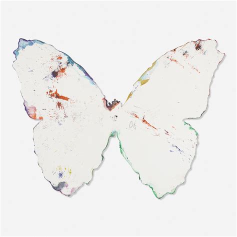 374 Damien Hirst Butterfly Spin Painting