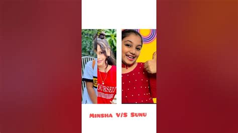 Minsha Vs Sunu Minshas World Fans Like Share Andsubscribe Youtube