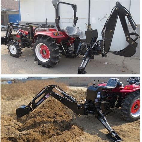 China Tractor Pto Driven 3 Point Hitch Backhoe Mini Tractor Backhoe