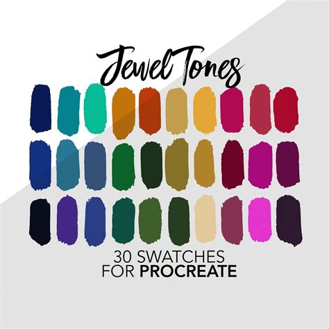 Jewel Tones Colour Palette Warehouse Of Ideas