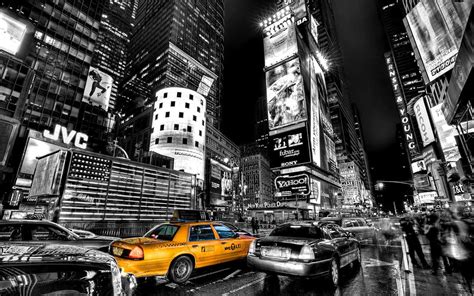 New York City Black And White Photography New York Taxi