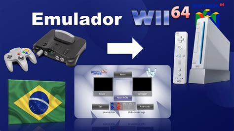 Emulador De Nintendo64 Wii64 Rice Pt Br Para Wii Youtube