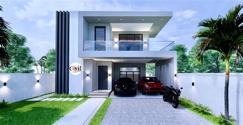 94 Sqm Two Storey House Design Plans 850m X 110m With 4 Bedroom