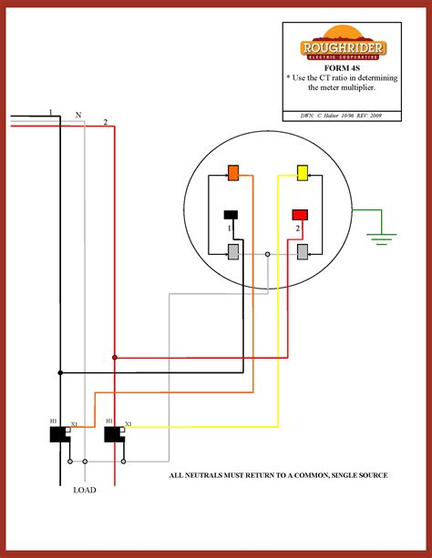 Electric Meter Wiring Diagram