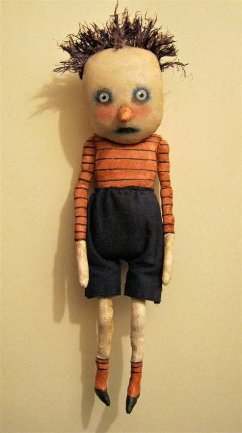 Weird Art Doll In Shorts Odd Boy Doll Weird Dollbizarre Spooky Odd