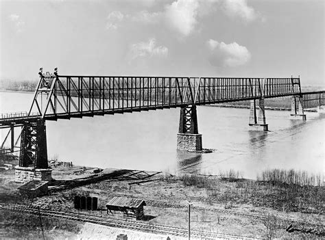 Industrial History First All Steel Bridge In World 1879 Canda Bridge