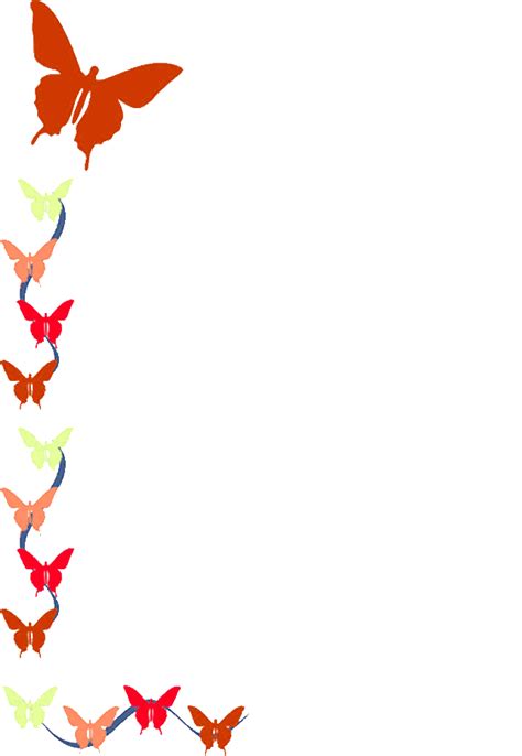 Free Butterfly Clipart Borders 20 Free Cliparts B70