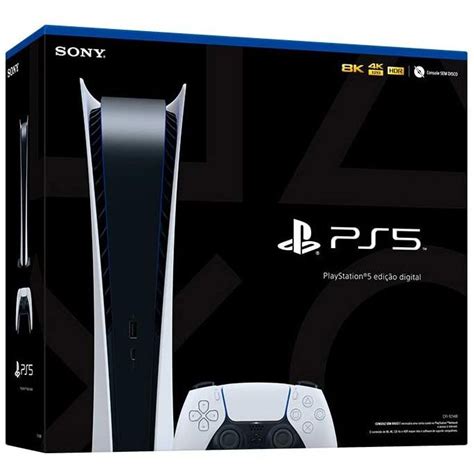 Console Playstation 5 Digital Edition 825gb Ssd Controle Sem Fio
