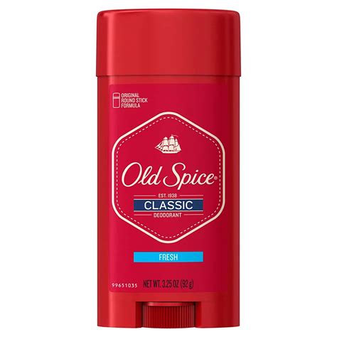 Old Spice Classic Fresh Scent Solid Deodorant For Men Shop Bath
