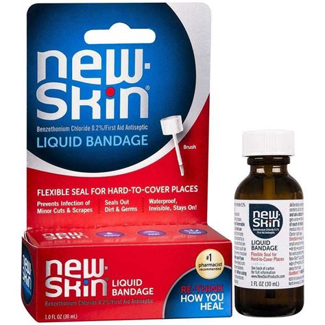New Skin Liquid Bandage 1 Oz Pack Of 2