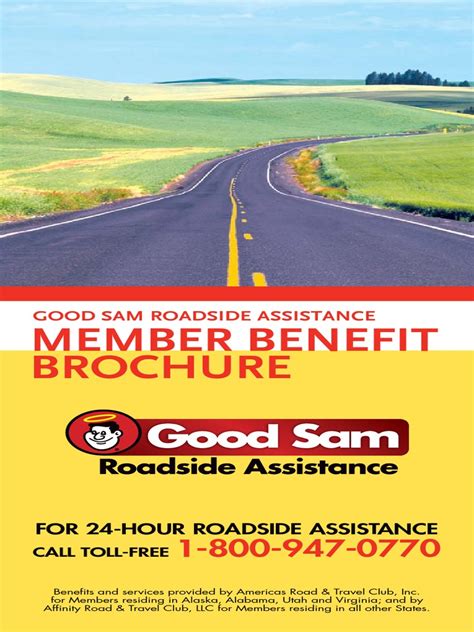 Member Benefit Brochure Good Sam Roadside Assistance Pdf