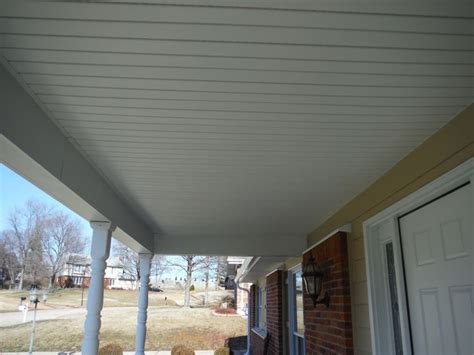 Just to be sure we're cooking with oil here; New custom porch ceiling built out of vinyl soffit ...