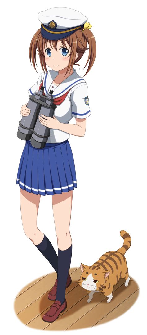 Anime Picture High School Fleet Misaki Akeno Isoroku Haifuri Shira