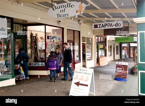 Main Street Woodend Victoria Australia Stock Photo Alamy