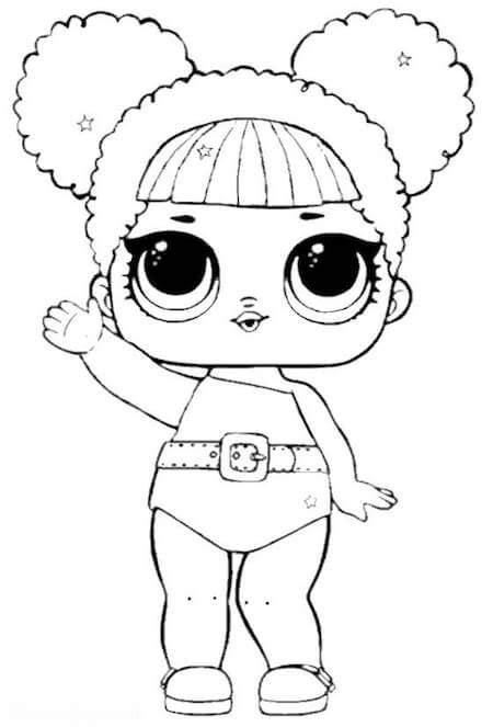 Lol Queen Be Da Colorare In 2021 Bee Coloring Pages Lol Dolls