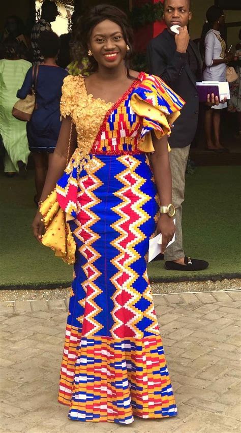 Wedding Guest Ankara Peplum African Print Dresses On Stylevore