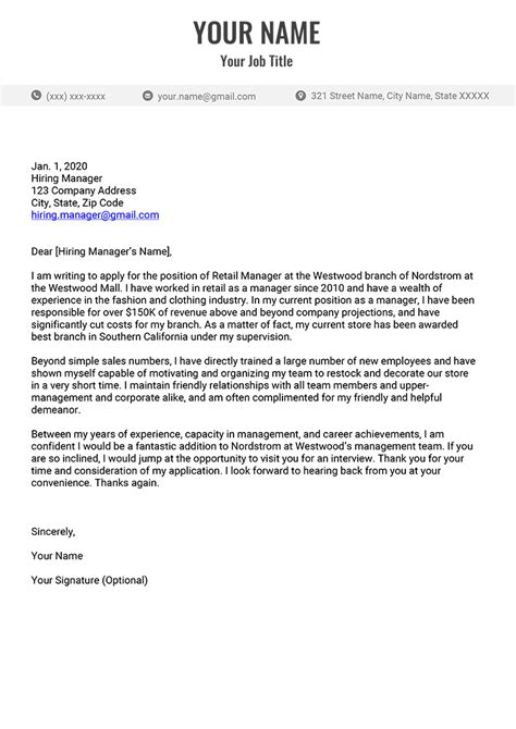 17 Writing A Cover Letter Sample Simple Cover Letter