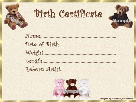 Buy registered real fake passports legally real and fake. TEDDY BEAR BIRTH CERTIFICATE/CERTIFICATES 4 REBORN FAKE ...