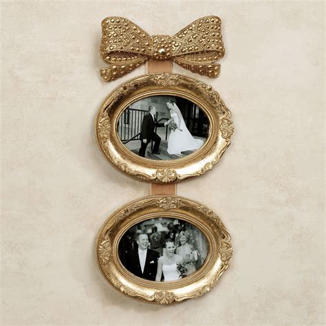 Place Your Treasured Photographs In The Resin Mavita Bow Double Photo