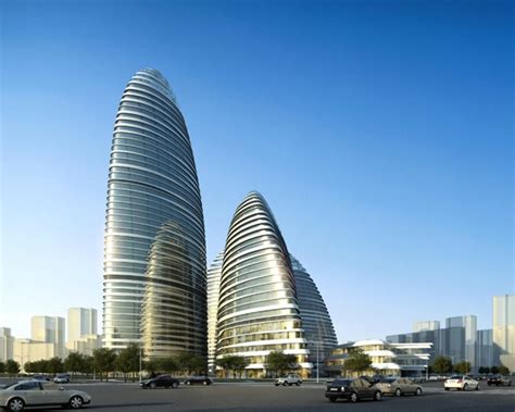 Wangjing Soho Office And Retail Complex In Beijing By Zaha Hadid