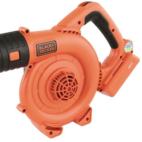 Blackdecker Handheld Leaf Blower Sweeper 120 Mph 90cfm 40v Lithium Ion