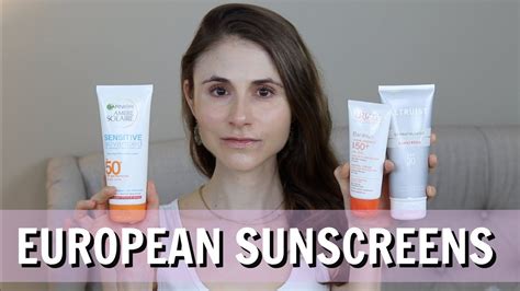 Sunscreens From Europe Dr Dray Youtube