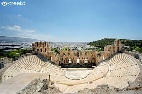 Herodes Atticus Theatre In Athens Greece Greeka